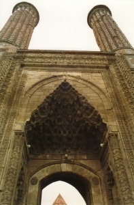 The famous cift minare, Erzerum.