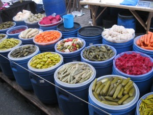 Turkish pickles – what colour would you like?