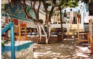 A typical seaside restaurant in Kas