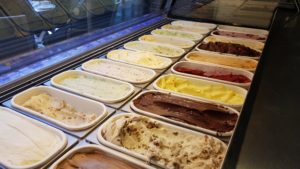Ali Usta ice cream selection.