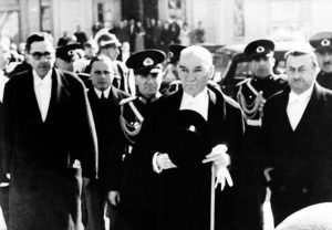 Ataturk entering grand national assembly 1936.