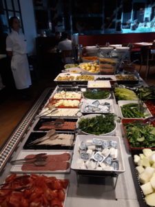 Lots of yummy fresh Turkish specialties.