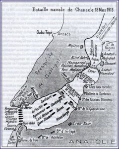 Map of the Dardenelles