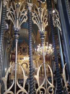 Beautiful worked iron gates at St Stephens of the Bulgars.