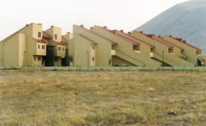 On campus accommodation in. Kayseri, with Hasan Dag in the background