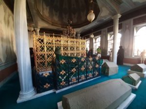 Have you seen inside the tomb of Aziz (Saint) Mahmut Hudayi.