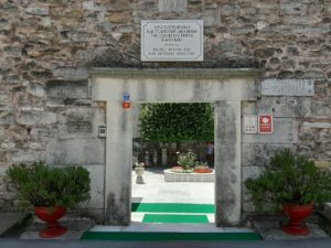 The unassuming entrance to the Balikli Monastery