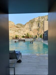 The Antakya Museum Hotel rooftop pool is as fabulous in real life as it looks here.