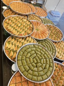 And of course we ate baklava in Gaziantep. Naturally I brought some home for my husband too!