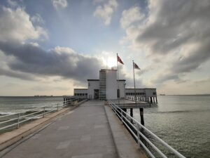 The boardwalk leading to the Florya Ataturk Marine Mansion