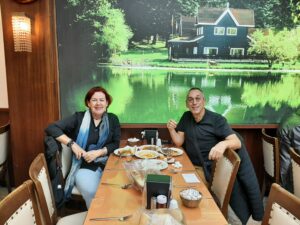 Lunch at our favourite lokanta in Uskudar, OzBolu.