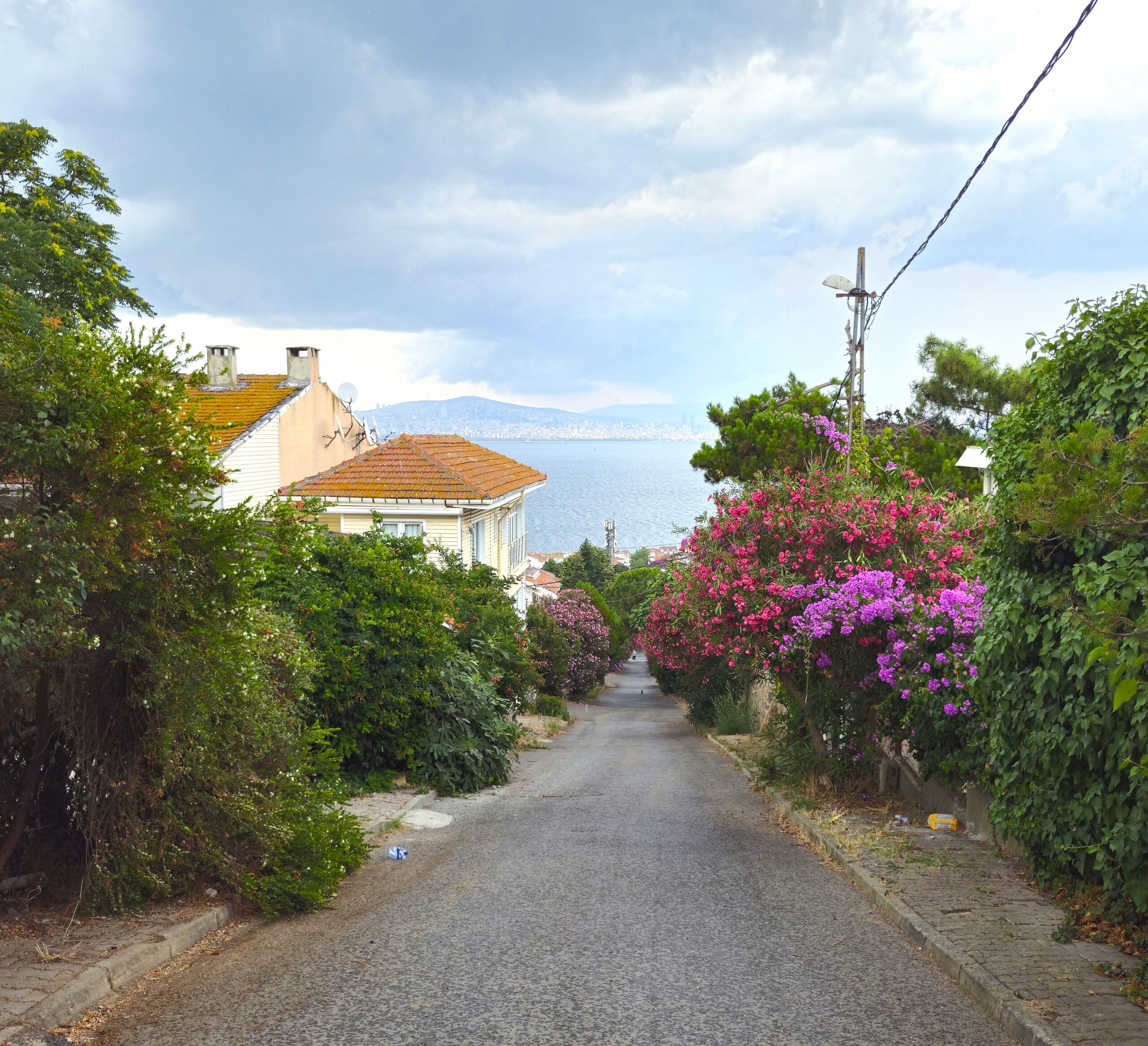 The view back to Istanbul from Kinaliada