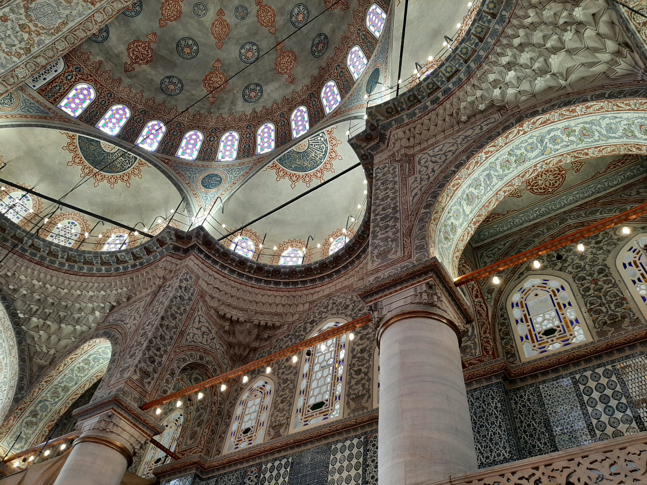 The soaring domes of the Blue Mosque