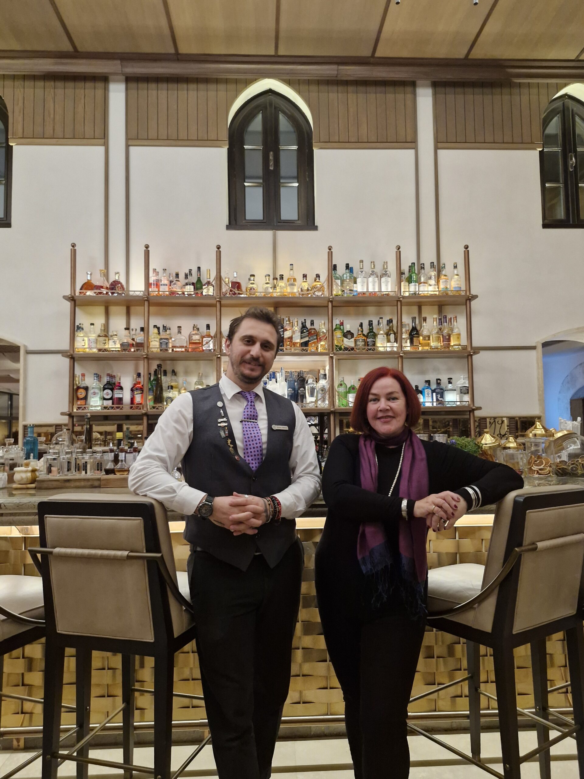 Chilling out with head mixologist Burak Temnur